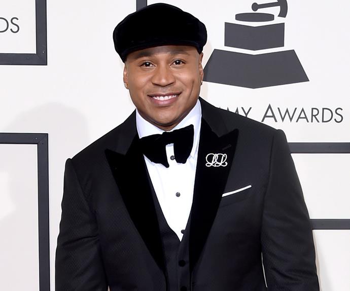 Long-running host LL Cool J mixed up his look with a cute cap.