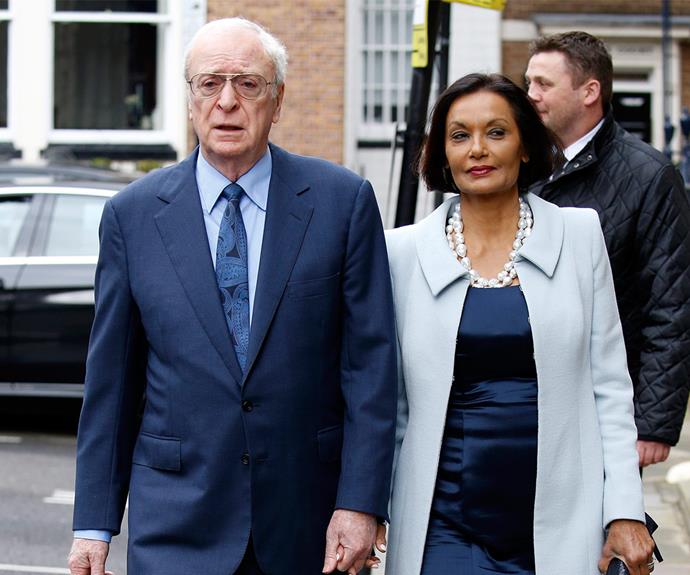 Sir Michael Caine and his wife Shakira were also in attendance for the big celebrations.