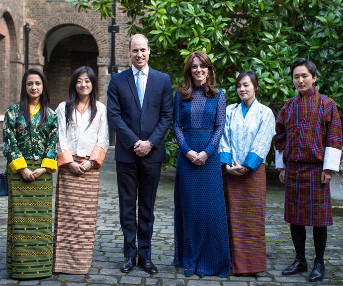 The Duke and Duchess attend a reception at Kensington Palace ahead of their tour to India and Bhutan.
