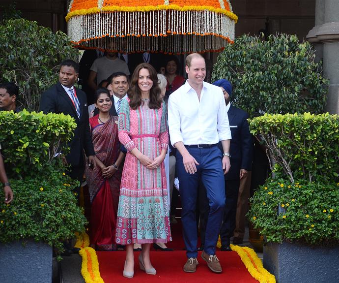 During a speech, William revealed how his then-newlywed wife previously told him that India was at the top of her list of places she wanted to visit.