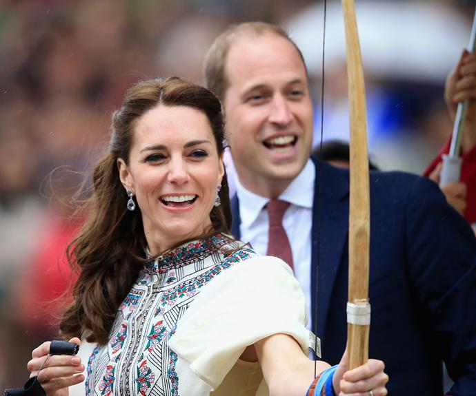 But at least the Duchess still looked like a princess doing it!
