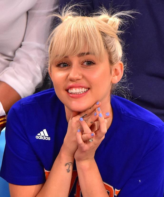 Miley still wears her rock with pride... but we're guessing she's going to love wearing her new bling instead!