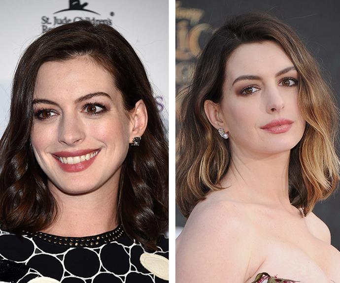 New baby, new hair! Anne Hathaway decided to come over to the lighter side after welcoming her first son Jonathan earlier this year.