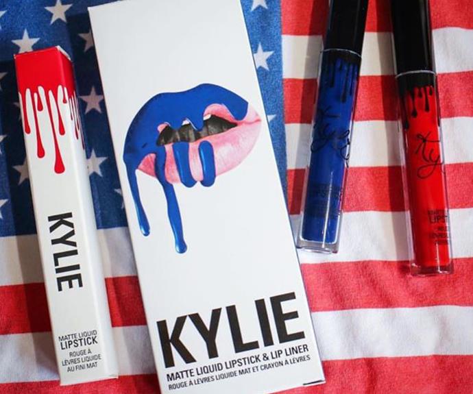 Kylie's Lip Kits sell out like hotcakes!