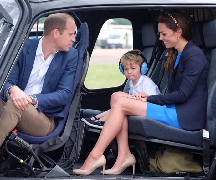 The third in line to the British throne has inherited his dad's love of helicopters.