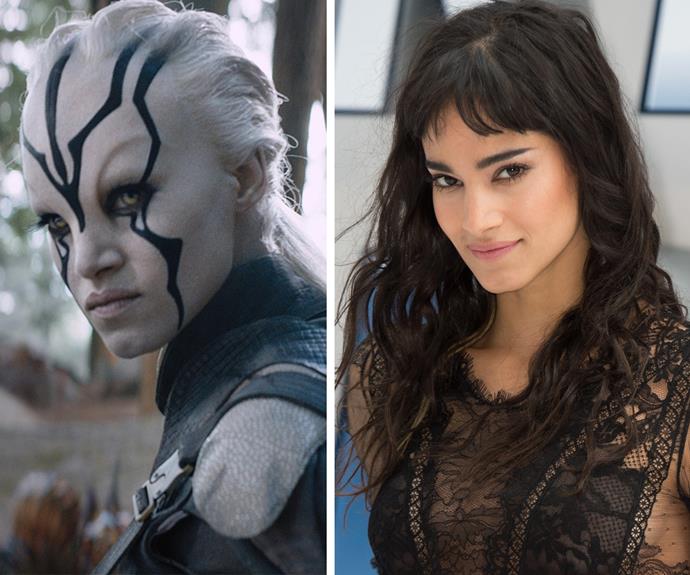 *Star Trek Beyond*'s heroine Jaylah is portrayed by Sofia Boutella. Describing her time on the set as "a joy," the brunette beauty adored portraying the alien warrior, saying, "she's a really fun character!"