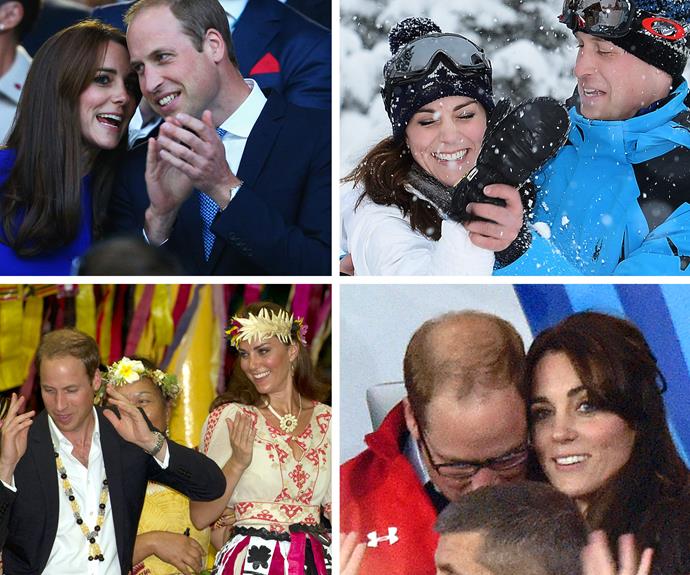 From sweet nothings, dancing like no one is watching and frolicking in the snow - Wills and Kate know how to do romance. **Check out some the sweetest candid moments from the royals in the next slide! Gallery continues...**