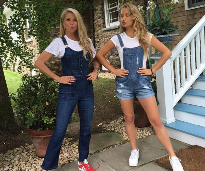 Fresh from [her split with John Mellencamp,](http://www.womansday.com.au/celebrity/hollywood-stars/christie-brinkley-and-john-mellencamp-shock-split-16179|target="_blank") Christie Brinkley enjoyed some down-time with her daughter Sailor, 18, as they packed up her belongings before she embarks on her college studies at the Parsons School of Design in New York City. Rocking matching denim overalls, the pair looked more like sisters!