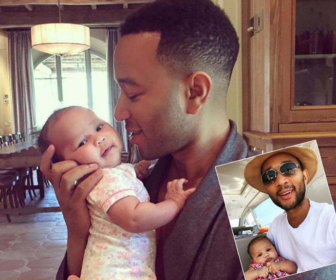 Fatherhood certainly suits John Legend! The talented singer welcomed his daughter Luna with wife [Chrissy Teigen back in April.](http://www.womansday.com.au/celebrity/hollywood-stars/chrissy-teigen-shows-off-baby-lulu-for-the-first-time-15157|target="_blank")