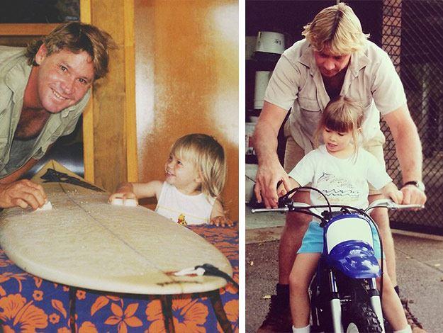 "Those were the best days," Bindi recently admitted beside these adorable throwback snaps.