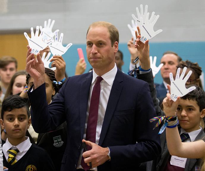 William has attended a handful of engagements for the charity established in his mother's name.