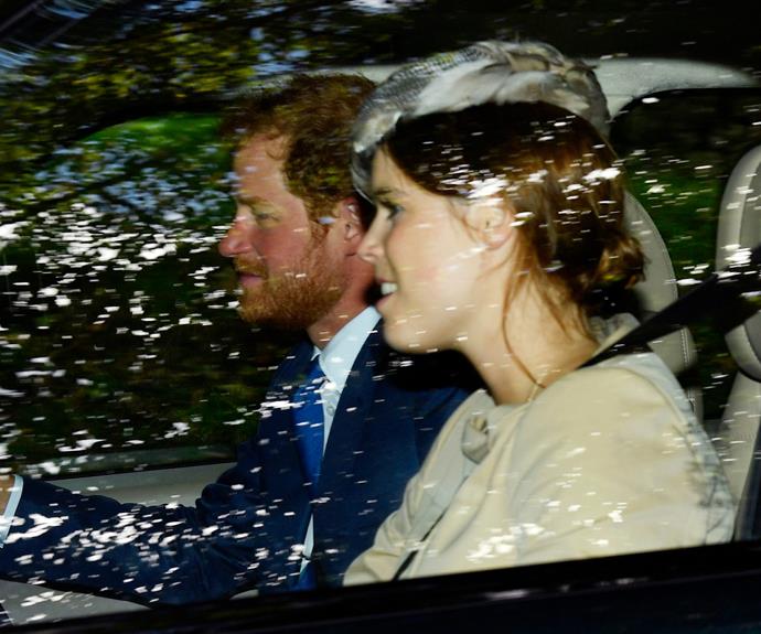 Harry spotted with his cousin Princess Eugenie over the weekend.