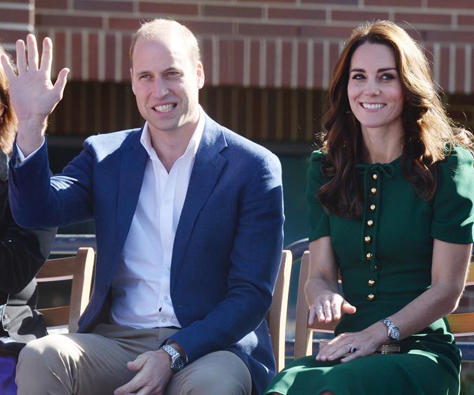 A royal wave! Wills and Kate attended a wine festival on day four of the tour.