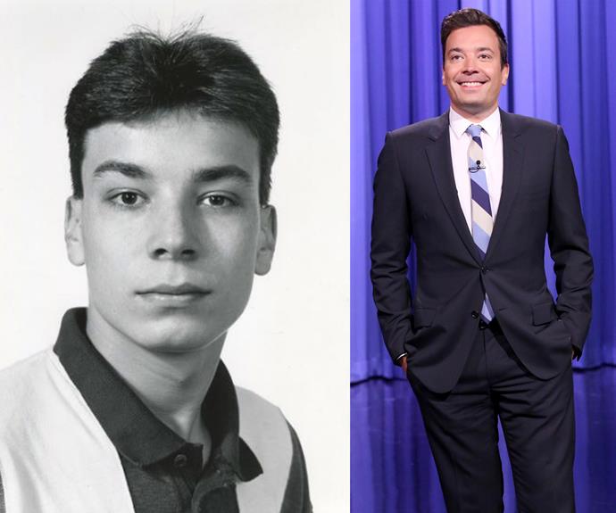 Who knew it was possible to love Jimmy Fallon even more? The talk show king posted this incredible photo from his first headshot in 1992.