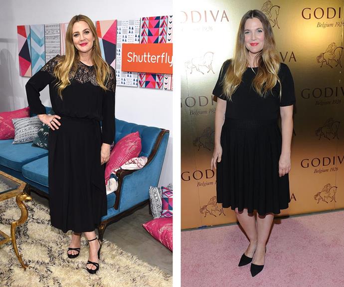 "I was 144 pounds [65.3kg] and now I'm 124 pounds [56.2kg],” actress Drew Barrymore [said recently](http://www.womansday.com.au/style-beauty/health-body/drew-barrymore-her-diet-struggles-of-not-eating-pizza-17038|target="_blank"|rel=”nofollow”), adding that she occasionally has a few breakdowns about her favourite foods: “I've been very disciplined, and all I did was cry and dream about pizza. I still am dreaming and crying about pizza." Too true, Drew!