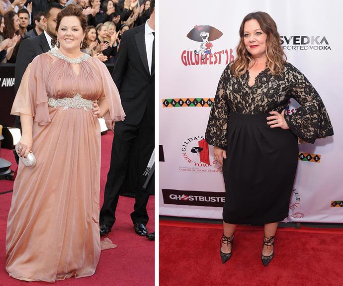 Melissa McCarthy owned red carpets everywhere this year, looking beyond amazing as she showed off her [over 25kg](http://www.womansday.com.au/style-beauty/health-body/melissa-mccarthy-reveals-incredible-weight-loss-on-the-red-carpet-12703|target="_blank"|rel=”nofollow”) weightloss.