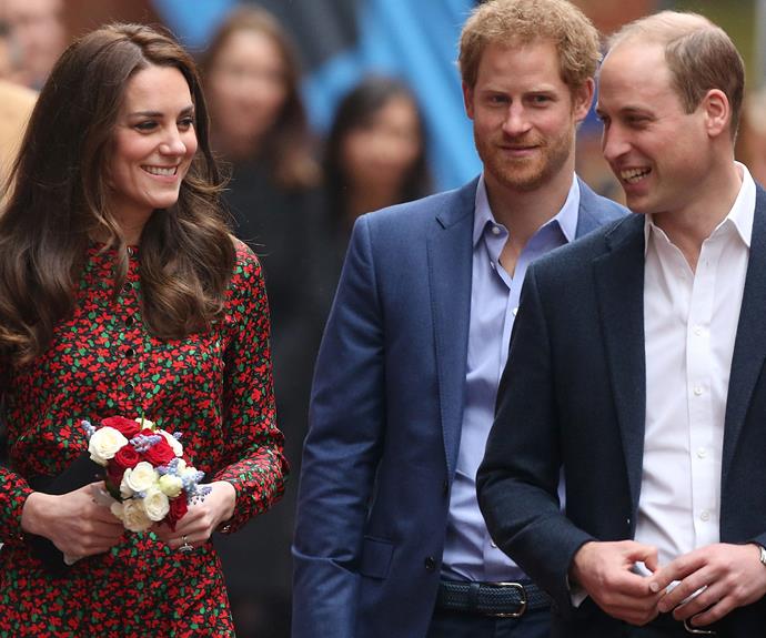 The event - attended by Kate and Harry, in addition to William - was the final public engagement of the year for the royal trio.