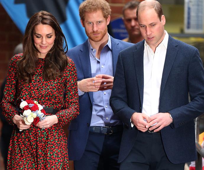 The royal trio attended the event on Monday which was hosted by youth charity The Mix in North Kensington.