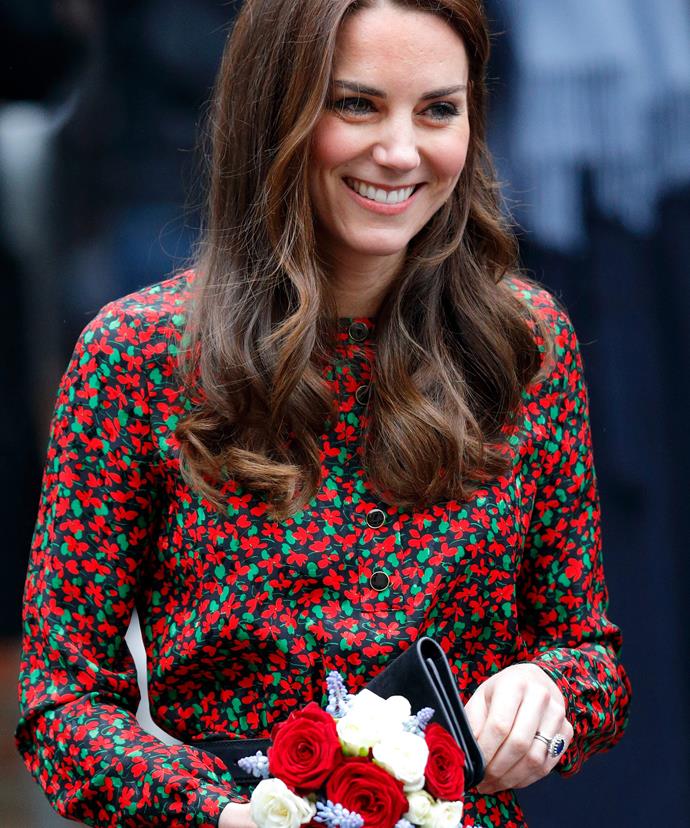 Kate’s Christmas-ready Vanessa Seward dress is currently on sale for the hefty sum of $739.