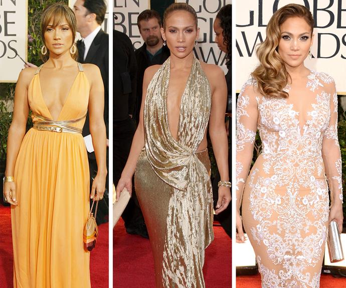 Ladies and gentleman, the one and only Miss Jennifer Lopez! This red carpet pro has slayed her GG looks.