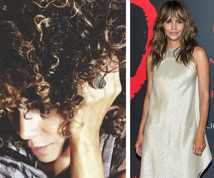 One day she's rocking long, wavy locks, the next, a gorgeous mop of tightly wound curls! Halle Berry debuted her new 'do on Instagram [just days after finalising her divorce from ex-husband Olivier Martinez](http://www.etonline.com/fashion/207072_halle_berry_goes_makeup_free_rocks_gorgeous_curls_for_girls_night_out/|target="_blank"|rel=”nofollow”).