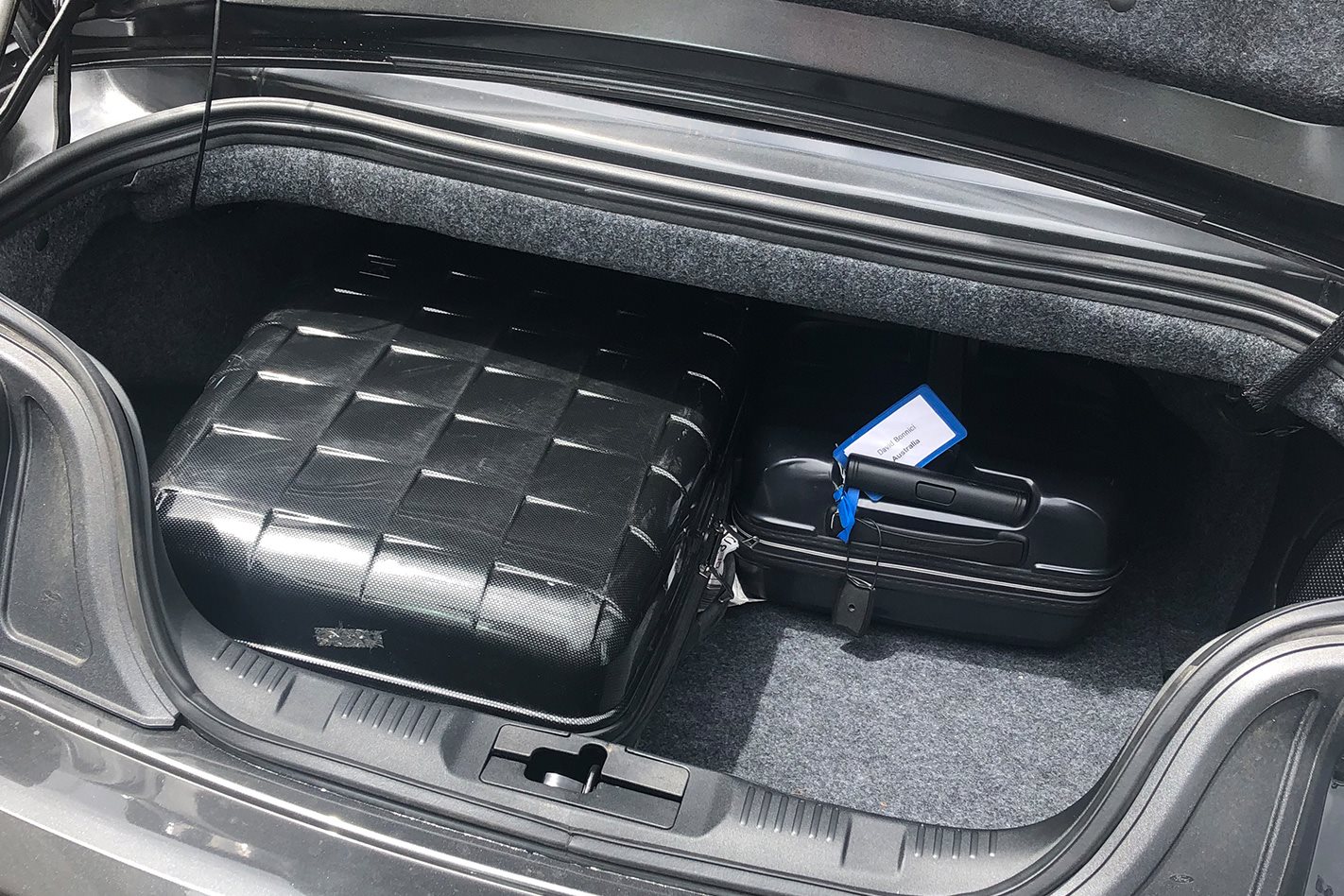 Convertible Mustang Trunk Space