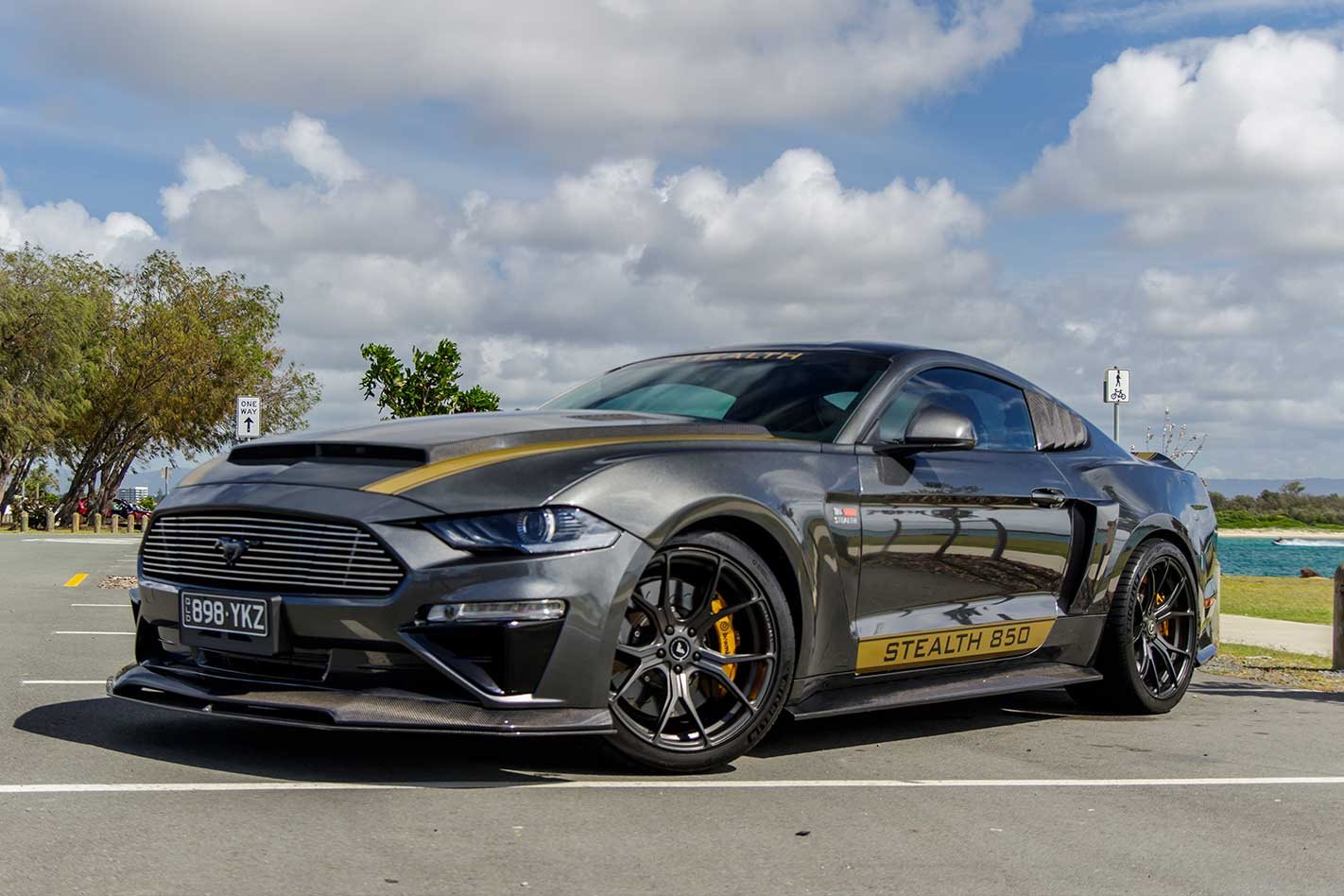 Custom 2019 Ford Mustang Stealth Boasts 620kw And A Lot Of