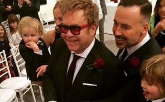 Elton John and David Furnish wedding